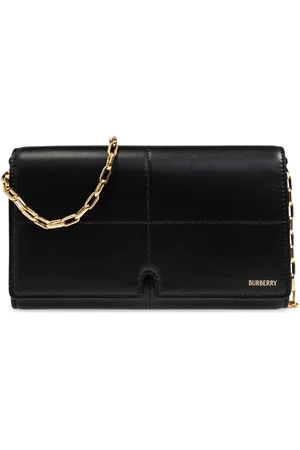 Burberry Tilbehør, Dame, Sort, ONE SIZE, Uld, Chain Wallet