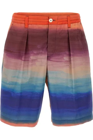 Marni Shorts, Herre, Flerfarvet, L, Bomuld, Bomulds Poplin Shorts
