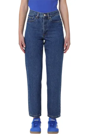 A.P.C. Jeans, Dame, Blå, W28, Bomuld, Martin straight-leg jeans