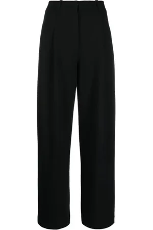 Emporio Armani Bukser, Dame, Sort, XS, Bomuld, Straight Bukser