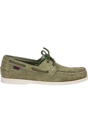 SEBAGO Sko, Herre, Grøn, 41 1/2 EU, Docksides Grand Sejlersko