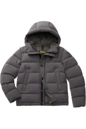 Blauer Jakke, Herre, Grå, XL, Uld, Quilted Sporty Jakke