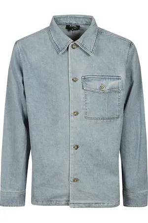 A.P.C. Jakke, Herre, Blå, M, Denim, Pierre Denimjakke