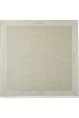 Patrizia Pepe Tilbehør, Dame, Grøn, ONE SIZE, Grøn Logo Tørklæde