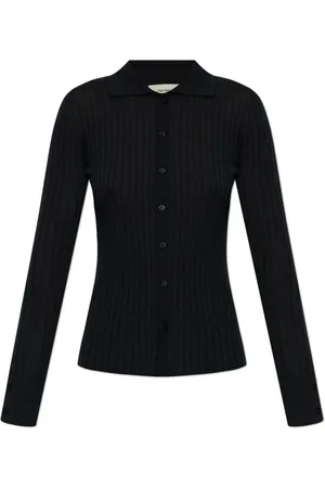 Lisa Yang Strik, Dame, Blå, S, Uld, Aria Cardigan