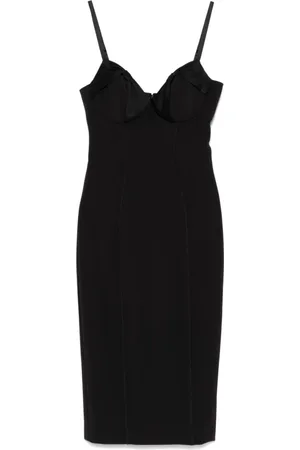 Elisabetta Franchi Kjole, Dame, Sort, XL, Uld, Mini Kjole