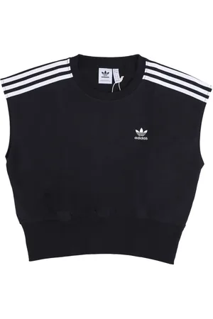 adidas Top, Dame, Sort, L, Bomuld, Sort talje-cinch tanktop
