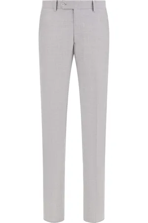 Boggi Milano Bukser, Herre, Grå, S, Uld, B Aria Pure Wool Bukser
