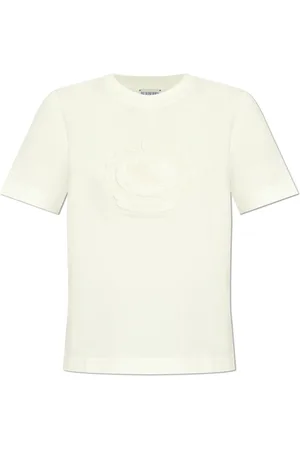 Burberry Top, Dame, Hvid, XS, Bomuld, Logo T-shirt
