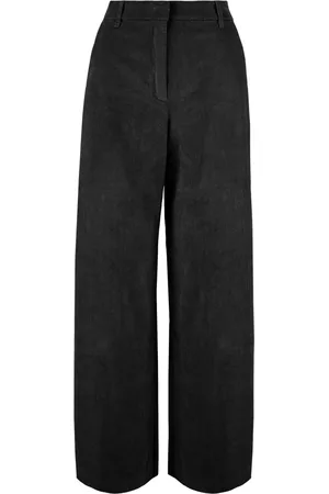 Bomboogie Bukser, Dame, Sort, L, Uld, Velvet Palazzo Bukser