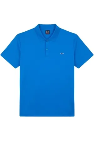 Paul & Shark Top, Herre, Blå, 2XL, Bomuld, Polo