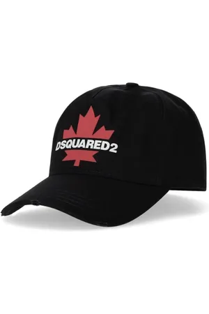 Dsquared2 Tilbehør, Herre, Sort, ONE SIZE, Bomuld, D2 Leaf Baseball Cap