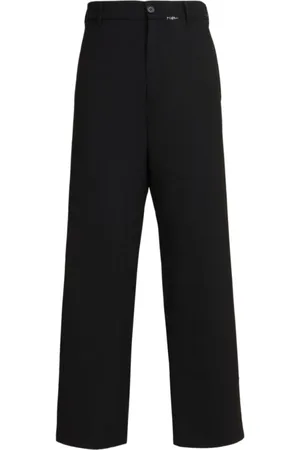 Marni Bukser, Herre, Sort, XL, Uld, Brede Uldbukser