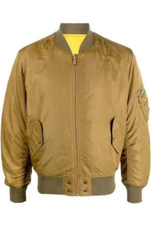 Diesel Jakke, Herre, Brun, S, Polyester, J-Fighters Bomber Jakke