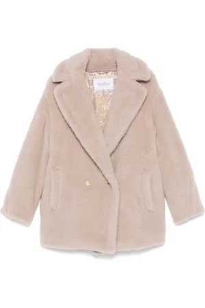Max Mara Jakke, Dame, , M, Faux Fur, Kort Frakke med Krydslukning
