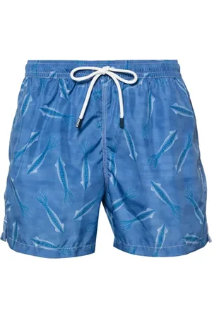 FEDELI Badetøj, Herre, Blå, 2XL, Polyester, Badeshorts