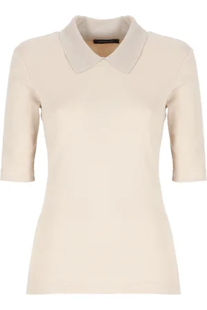 Fabiana Filippi Top, Dame, , S, Bomuld, Bomulds T-shirt med Krave