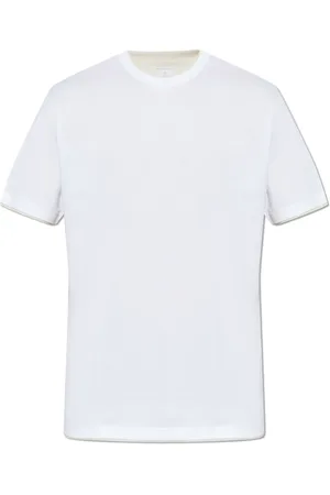 ELEVENTY Top, Herre, Hvid, L, Bomuld, Cotton T-shirt