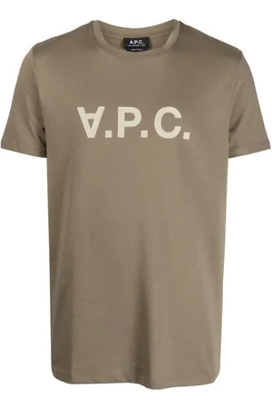 A.P.C. Top, Herre, Grå, XL, Bomuld, VPC Bicolore T-Shirt