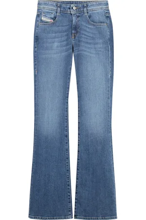 Diesel Jeans, Dame, Blå, W29, Bomuld, Vintage Bootcut Jeans