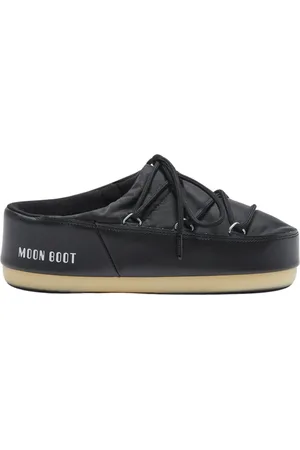 Moon Boot Sko, Dame, Sort, 35 EU, Nylon, Nylon Hjemmesko med Skridsikker Sål
