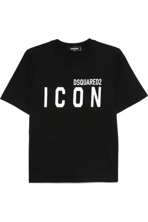 Dsquared2 Top, Dame, Sort, XS, Bomuld, Icon Forever Easy T-shirt