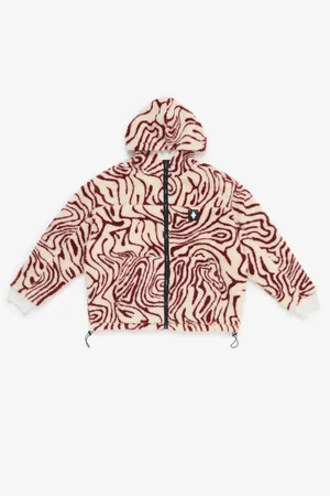 MARCELO BURLON Jakke, Herre, Flerfarvet, S, Fluid Pile Over Jakke