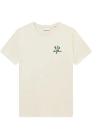 Les Deux Top, Herre, , M, Café T-shirt Lys Elfenben