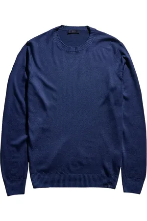 FAY Strik, Herre, Blå, M, Uld, Blå Gradient Uld Sweater