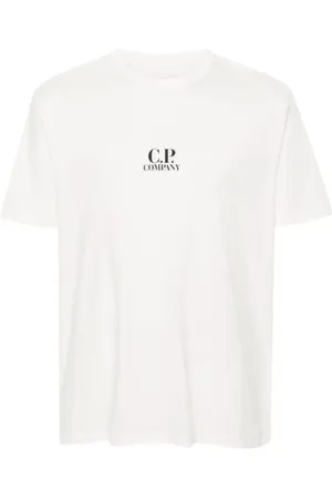 C.P. Company Top, Dame, Hvid, 2XS, Bomuld, Bomulds T-shirt
