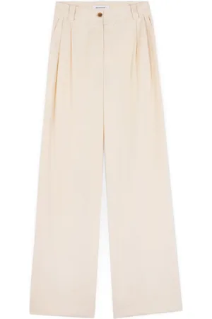 Maison Kitsuné Bukser, Dame, , M, Bomuld, Wide-Leg Bukser