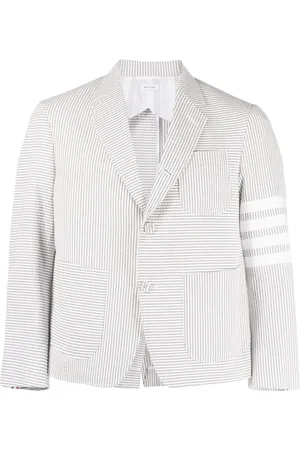 Thom Browne Jakke, Herre, Grå, L, Bomuld, Sport Coat