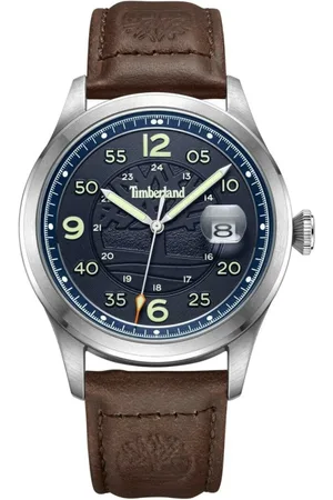 Timberland Tilbehør, Herre, Grå, ONE SIZE, Læder, Quartz Watch Cornwall