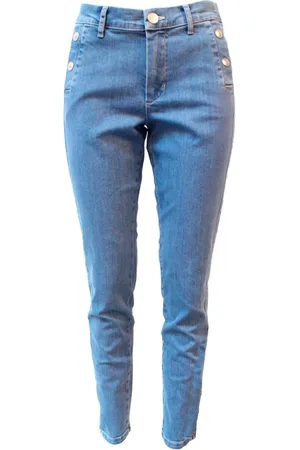 2-Biz Jeans, Dame, Flerfarvet, L, Denim, Lyse denim slim-fit jeans