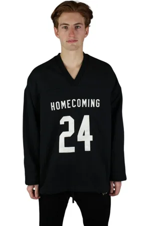 FEAR OF GOD Sweathshirts & Hoodies, Herre, Sort, XL, Bomuld, Heavy Fleece Hockey Jersey