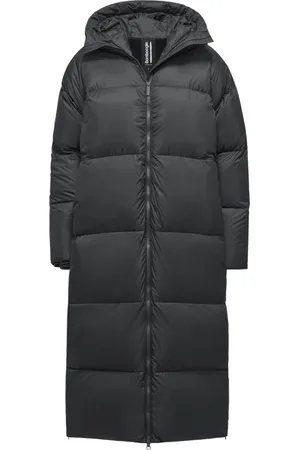 Bomboogie Frakke, Dame, Grå, 2XL, Nylon, Anvers Lang Jakke