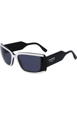 Karl Lagerfeld Tilbehør, unisex, Sort, ONE SIZE, Sort Acetat Solbriller