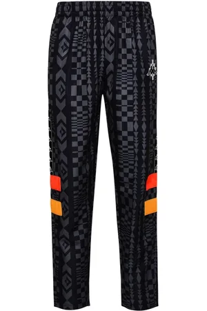 MARCELO BURLON Bukser, Herre, Sort, L, Polyester, Sporty Bukser