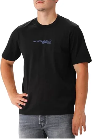 C.P. Company Top, Herre, Sort, XL, Bomuld, Sort bomulds T-shirt