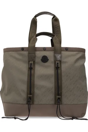 Moncler Taske, Herre, Grøn, ONE SIZE, Læder, Shopper Taske