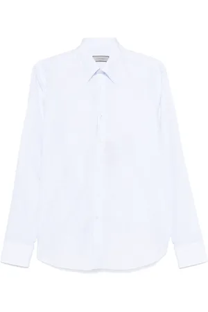 CANALI Skjorte, Herre, Blå, 7XL, Klassisk Blå Button-Up Skjorte