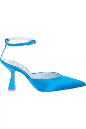 Chiara Ferragni Sko, Dame, Blå, 36 EU, Satin, Satin Stiletto Pumps