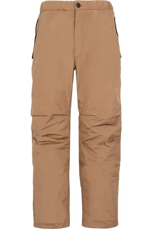 Salvatore Ferragamo Bukser, Herre, Brun, M, Nylon, Nylon Track Pants med lommer