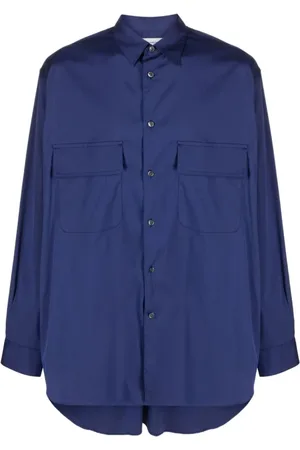 Comme des Garçons Skjorte, Herre, Blå, S, Blå Casual Skjorte