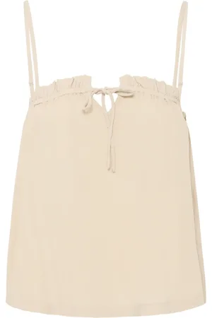 Ichi Top, Dame, , M, Uld, Flæse Top Oxford Tan