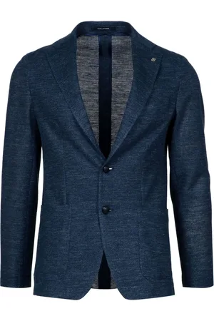 TAGLIATORE Jakkesæt, Herre, Blå, S, Bomuld, Formal Blazer