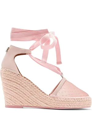 Casadei Sko, Dame, Lyserød, 38 EU, Espadrille Wedge Hæle