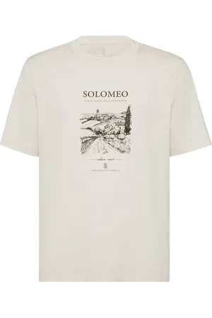 Brunello Cucinelli Top, Herre, , L, Bomuld, Bomulds T-shirt