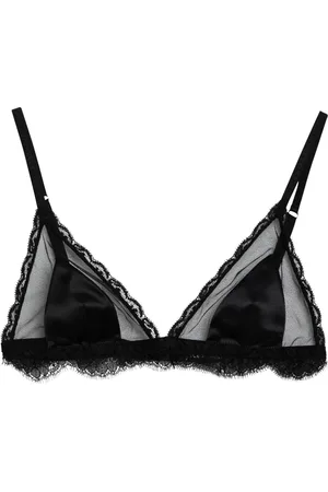 Dolce & Gabbana Top, Dame, Sort, XS, Intimt Bralette Lingeri Sæt