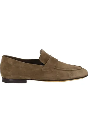 Officine creative Sko, Herre, Brun, 44 1/2 EU, Suede, Suede Moccasin Flade Sko